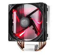 Cooler Master Hyper 212 LED Sistema Refrigeración Resistente y Versátil, 4 Tubos de Calor Contacto Directo Continuo con Aletas, Ventilador PWM de 120 mm