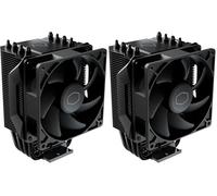 Cooler Master Hyper 411 Nano Disipador de CPU - 4 Tubos de Calor (TDP 180W), Ventilador 92mm (PWM) Fácil de Instalar, Disipador Térmico de Aluminio 136mm Compacto; Compatible con Sockets AMD e Intel
