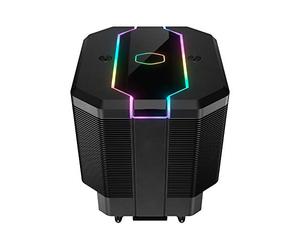 Cooler Master MA620M CPU Air Cooler, Dual Tower Cooler, 6 Heat Pipes, 1 x 120 mm SF120R Fan, Addressble RGB Lighting with Controller, Easy Mounting Solution, Intel / AMD, AM4, Compatible