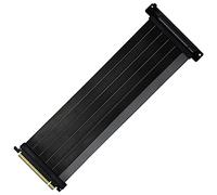 Cooler Master MasterAccessory Riser Cable PCIe 4.0 x16 300 mm V2 - Cable de TPE Ultra Flexible con Blindaje emi, Ranuras PCI Reforzadas, Conectores de Pin de Oro, Carcasa Protectora de ABS - Negro