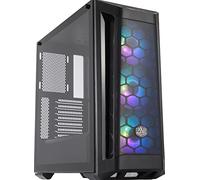 Cooler Master MasterBox MB511 ARGB Caja PC ATX con Panel Frontal Mallado, 3 x 120 mm Ventiladores Preinstalados, Panel Lateral de Vidrio, Configuraciones Flujo de Aire Flexible, ARGB