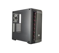Cooler Master MasterBox MB511 ATX PC Caja Ordenador con Panel Frontal Mallado, Entradas de Aire, Panel Lateral Transparente, Configuraciones Flujo de Aire Flexible, Ingestas en Rojo