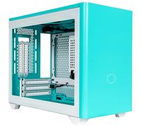 Cooler Master MasterBox NR200P Caja Ordenador Mini ITX, Opciones de Enfriamiento óptimos, Exposición GPU Vertical, Accesibilidad 360 Grados Sin Herramientas, NR200P Caribbean Blue