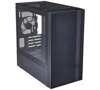 Cooler Master MasterBox NR400 - mATX Mini Tower Caja PC con Panel Lateral Cristal Templado, 2 Ventiladores Preinstalados de 120mm, Configuraciones Flexibles Flujo de Aire, Buena Gestión de Cables
