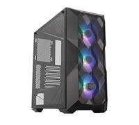 Cooler Master MasterBox TD500 Mesh - Caja PC ARGB con Frontal Mallado Líneas Poligonales, Panel Lateral Cristal Templado