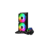 Cooler Master MasterLiquid 240 Core II Refrigeración Líquida - Sistema AIO 240 mm (TDP Máx 260W), Bomba Doble Cámara GR9, Ventiladores ARGB Gen 2 Mejorados, Kits AMD e Intel de Montaje Rápido, Negro