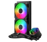 Cooler Master MasterLiquid 240 Core II Refrigeración Líquida - Sistema AIO 240 mm (TDP Máx 260W), Bomba Doble Cámara GR9, Ventiladores ARGB Gen 2 Mejorados, Kits AMD e Intel de Montaje Rápido, Negro