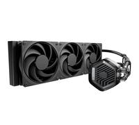 Cooler Master MasterLiquid 360 Atmos Stealth Refrigeración Líquida para CPU - Sistema AIO (TDP 300W), Bomba de Doble Cámara, Ventiladores Mobius 120 Black Preinstalados, Admite LGA1851/1700 y AM5/AM4