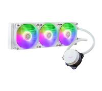 Cooler Master MasterLiquid 360L Core ARGB Refrigeración Líquida para CPU - Bomba de Doble Cámara Gen S, Radiador y Ventiladores 120mm ARGB, Brackets LGA 1700 y AM5 - Blanco