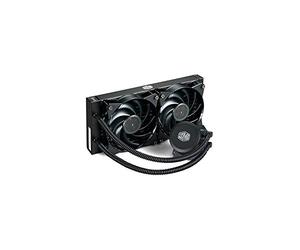 Cooler Master MasterLiquid Lite 240 Refrigeración a Liquido CPU, Bomba de Disipación Dual y Doble Ventilador de Aire de 120 mm, color Negro