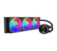 Cooler Master MasterLiquid PL360 Flux 30th Anniversary Edition - Enfriador líquido de CPU - 3 ventiladores de 120 mm, radiador de 360 mm, controlador RGB direccionable Gen 2 incluido - Compatible con