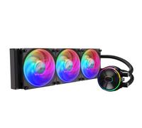 Cooler Master MasterLiquid PL360 FLUX Enfriador líquido AIO de CPU de bucle cerrado, bomba de bucle dual Gen2 ARGB, radiador de 360 mm, ventiladores PL-Flux 120 PWM, AMD Ryzen AM5/AM4, Intel