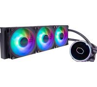 Cooler Master MasterLiquid PL360 Flux - Sistema de Refrigeración Líquida AIO para CPU, 3 Ventiladores 120mm, Radiador 360mm, Controlador RGB Direccionable Gen2 - Admite AMD e Intel, 5 Años de Garantía