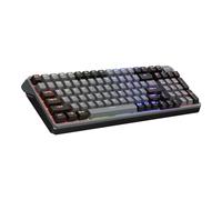 Cooler Master MK770 Teclado mecánico inalámbrico RGB para Juegos, Kailh Box V2 interruptores Blancos de Clic Suave, Estructura de Junta, Intercambiable en Caliente, Bluetooth|2.4GHz, Esfera táctil de