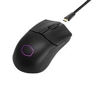 Cooler Master MM712 RGB-LED Ratón Gaming Inalámbrico Híbrido Ultraligero 59g - Sensor Óptico PAW3370 19K dpi, Switches Ópticos 70 Mill Clics, Sistema On-The-Fly, MasterPlus+ (38K dpi, Solo PC), Negro