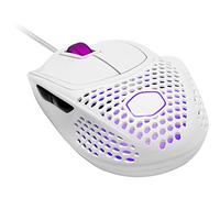 Cooler Master MM720 RGB-LED Ratón Gaming con Cable Sujeción Garra -Carcasa Ultraligera 49g, Sensor Óptico 16000 DPI, Conmutadores 70 Millones de Clic, Pies PTFE Suave - Blanco Brillante