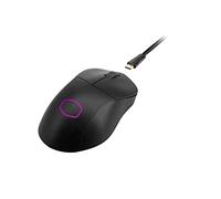 Cooler Master MM731 RGB-LED Ratón Ultraligero para Gaming Inalámbrico Híbrido 59g - Sensor Óptico 19K dpi PAW3370, Switches Ópticos 70M Clics, MasterPlus+ (38K dpi, Solo PC), Ergonómico - Negro Mate