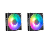 Cooler Master Mobius 120P ARGB Ventilador para Radiador - Ring Blade Design (PWM), Rodamiento Dinámico de Bucle (Máx. 75,2 CFM, 3,63 mmH2O, 30 dBA), Marco Biselado Air-Focus - Gen2 RGB Direccionable