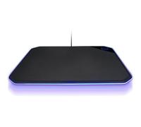 Cooler Master MP860 Negro - Alfombrilla de ratón (Negro, Monótono, Aluminio, Tela, De plástico, Caucho, USB con suministro de corriente, Rojo/Verde/Azul, Alfombrilla de ratón para juegos)