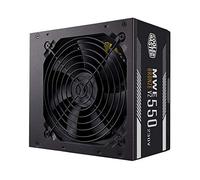 Cooler Master MWE 550 Bronze 230V V2 - Fuente de Alimentación UE, 80 PLUS Bronze, Ventilador HDB Sensible a la Temperatura, Circuito CC a CC + LLC con Raíl Único de +12V - 5 Años de Garantía