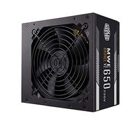 Cooler Master MWE 650 Bronze 230V V2 - Fuente de Alimentación UE, 80 PLUS Bronze, Ventilador HDB Sensible a la Temperatura, Circuito CC a CC + LLC con Raíl Único de +12V - 5 Años de Garantía