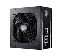 Cooler Master MWE 650 Gold V2 - Fuente de Alimentación 650W Totalmente Modular (Enchufe EU), 80 PLUS Gold, Cableado Negro Plano, Ventilador HDB 120 mm, Umbral de Alta Temperatura - 5 Años de Garantía