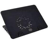 Cooler Master NotePal ErgoStand IV Base de Refrigeración - Diseño Ergonómico, 5 Opciones de Altura, Ventilador Silencioso 140mm, Placa de Malla Completa, Tira LED, Hub USB, Admite Portátiles hasta 17"