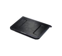 Cooler Master NotePal L1 Base de Refrigeración para Portátil - Diseño Liviano & Ergonómico, Ventilador Silencioso 160mm, Placa de Metal Perforada, Extensor Puerto USB, Compatible c/Notebooks hasta 17”