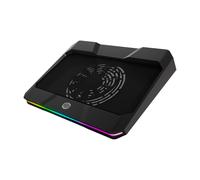 COOLER MASTER Notepal X150 Spectrum - Soporte ventilado para portátiles de hasta 17'' - RGB - HUB USB (MNX-SWXB-10NFA-R1)