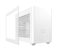 Cooler Master NR200P V2 White Mini-ITX PC Case, Top-Mount 240mm|280mm AIO, 357mm Vertical GPU Mount, Only SFX PSU 130mm, Compatible RTX 5080|RX 9070 XT, Tempered Glass, USB Type-C, DIY