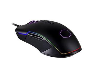 Cooler Master Ratón para Juegos CM310 con agarres ambidiestros, Sensor óptico de 10000 dpi e iluminación RGB