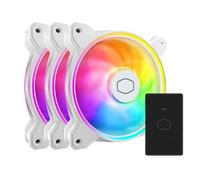 VENT 120X120 COOLERMASTER SICKLEFLOW120 ARGB WH X3 BLANCO/P