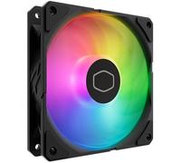 Cooler Master SickleFlow Edge 120 ARGB - Ventilador PC 120 mm (690~2500 RPM, PWM), Alto Flujo de Aire (70,7 CFM) y Presión Estática (3,61 mmH2O), ARGB Gen2, Máximo 32,8 dBA - Negro