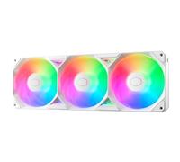 Cooler Master SickleFlow Edge 360 - Carcasa de PC aRGB de un solo marco, ventilador de refrigeración líquida, 360 mm, cable modular único, PWM 2.050 RPM, cuchillas de equilibrio de aire, rodamiento