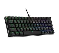 Cooler Master SK620 Teclado mecánico para Juegos de Perfil bajo 60% Gris Espacial, interruptores Marrones táctiles, RGB Personalizable, diseño ergonómico, conectividad USB-C, Mac/Windows, QWERTY