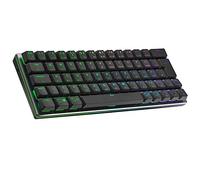 Cooler Master SK622 Wireless Gaming Keyboard - Compact 60% Layout, Low-Profile Mechanical Switches, per-Key RGB Backlighting, Bluetooth & Wired Connectivity, Apple/PC/Smartphone Compatible - Black