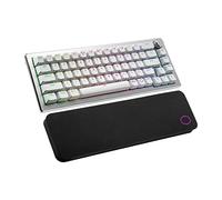 Cooler Master SK652 Teclado mecánico Completo para Juegos de Perfil bajo, interruptores Azules Clic, RGB Personalizable, diseño ergonómico, conectividad USB-C, Mac/Windows, QWERTY (SK-652-SKTL1-US)