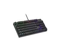 Cooler Master Teclado mecánico SK652 con interruptores marrones de bajo perfil, tapas ergonómicas mejoradas y diseño de aluminio cepillado