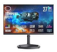 Cooler Master Tempest GP2711 Monitor 27" - WQHD (2560x1440), 165Hz, 1ms, Panel VA, DCI-P3 95% Quantum Dot & Mini-LED 576-Zone, KVM, HDR 1000, Soporte de 4 Vías, DP 1.4, HDMI 2.0, USB Tipo-C (15W)