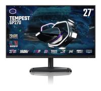 Cooler Master Tempest GP27U 27" 4K UHD 3840 x 2160 Quantum Dot MiniLED Gaming Monitor, HDR1000 Ready, FreeSync/G-Sync, 160Hz, 1ms Response, 98% DCI-P3, VESA Mounting Tilt & Swivel Adjustment,Black