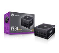 Cooler Master V850 Gold V2 Full Modular, 850 W, eficiencia 80+ Gold, Funcionamiento sin Ventilador, Cables PCIe de Alta eficiencia de 16 AWG