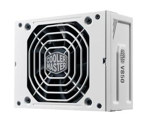 Cooler Master V850 SFX Gold ATX 3.1 PSU White Edition, Enchufe UE - 850W 80 Plus Gold, Fuente de Alimentación Totalmente Modular, SFF/Mini-ITX, Ventilador FDB 92mm, Cable PCIe 5.1, Soporte SFX a ATX