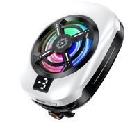 Cooler, Recargable Electronics Chiller, 15 W Silencioso Fan, Bajo ruido Operativo, Mobile Playing Accessory, Cooling Gear for Live Streaming, Outdoor Vlogging 2,36 x 3,22 x 1,45 in