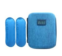 Cooler Travel Case - EVA Insulated Medication Storage Bag With Ice Packs