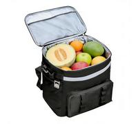 Cooler with Wheels - Insulated Ice Box, Rolling Handle Storage Chest Case