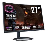 CoolerMaster GM27-CF - Monitor de videojuegos (27", 16:9, Full HD, 165 Hz, VA curvo LED, con altavoces incorporados y AMD FreeSync Premium
