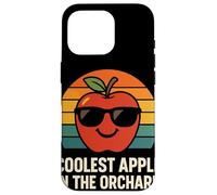 Coolest Apple In The Orchard Chiste Fruta Retro Cosecha Carcasa para iPhone 16 Pro