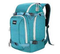 Coolfel Bolsa para Botas de Esquí con Compartimento para Casco, Mochila para Botas de Esquí Ligera e Impermeable de 50L para Viajes, Patines, Snowboard para Hombre y Mujer Unisex