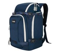 Coolfel Bolsa para Botas de Esquí con Compartimento para Casco, Mochila para Botas de Esquí Ligera e Impermeable de 50L para Viajes, Patines, Snowboard para Hombre y Mujer Unisex