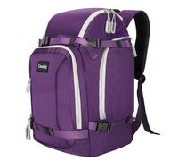 Coolfel Bolsa para Botas de Esquí con Compartimento para Casco, Mochila para Botas de Esquí Ligera e Impermeable de 50L para Viajes, Patines, Snowboard para Hombre y Mujer Unisex